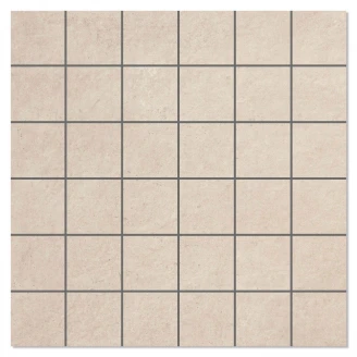 Mosaikkflis <strong>Zeed</strong>  Beige Matt 30x30 (5x5) cm